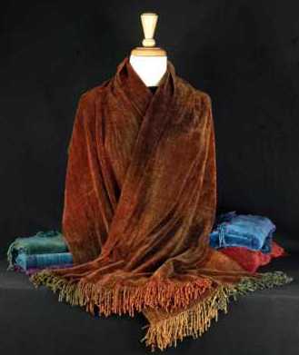 100% Bamboo Chenille Shawl - A Thread of Hope Guatemalan Fair Trade