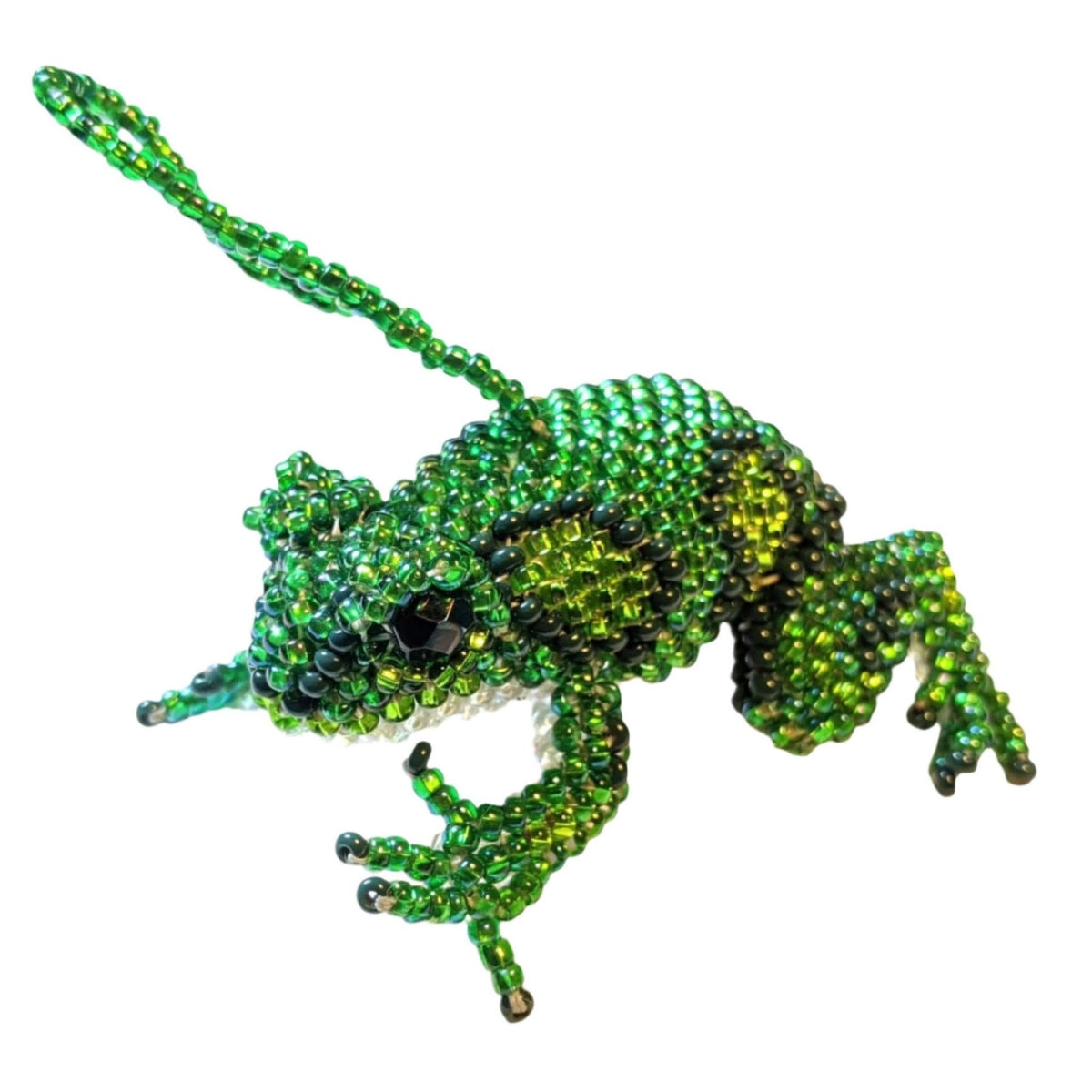 Amazon Frog Beaded Ornament - A Variety of Colors - A Thread of Hope Guatemalan Fair Trade