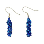 Blues DNA Beaded Earrings - A Thread of Hope Guatemalan Fair Trade