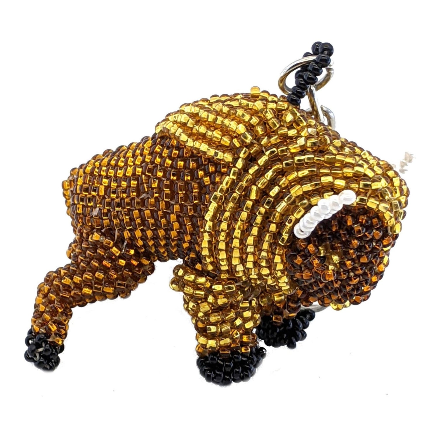 Buffalo Beaded Ornament - A Thread of Hope Guatemalan Fair Trade