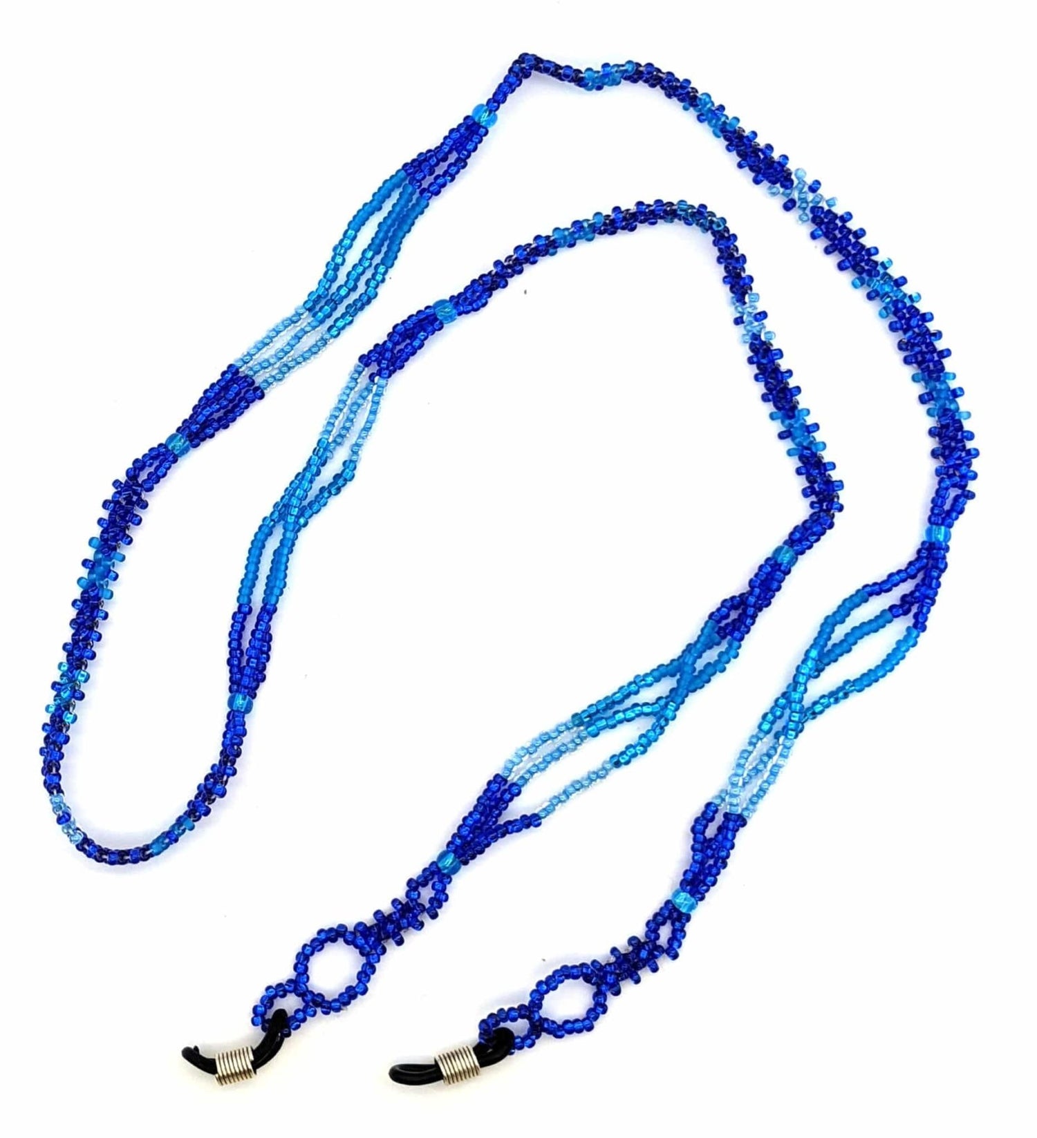Celestial Blues Beaded Glasses Holder - A Thread of Hope Guatemalan Fair Trade