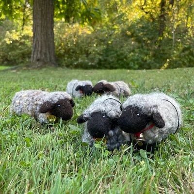 Felted Cotswold Wool Sheep in Gray - A Thread of Hope Guatemalan Fair Trade