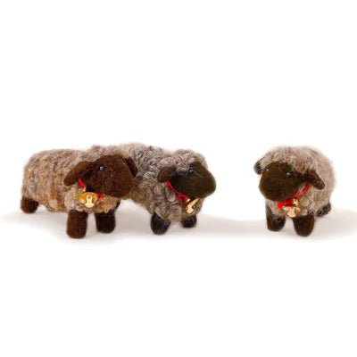 Felted Cotswold Wool Sheep in Gray - A Thread of Hope Guatemalan Fair Trade
