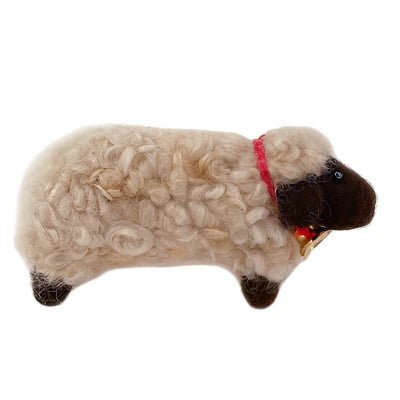 Felted Cotswold Wool Sheep in White - A Thread of Hope Guatemalan Fair Trade