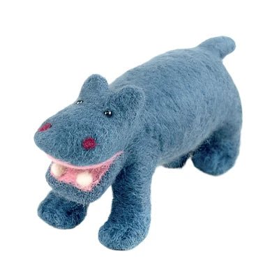 Felted Wool Hippopotamus - A Thread of Hope Guatemalan Fair Trade