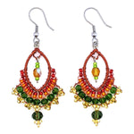Fiesta Catarina Beaded Earrings - A Thread of Hope Guatemalan Fair Trade