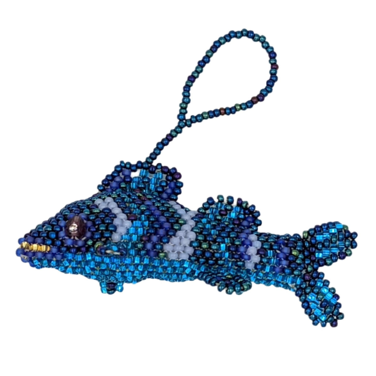 Fish Beaded Ornament - A Variety of Colors - A Thread of Hope Guatemalan Fair Trade