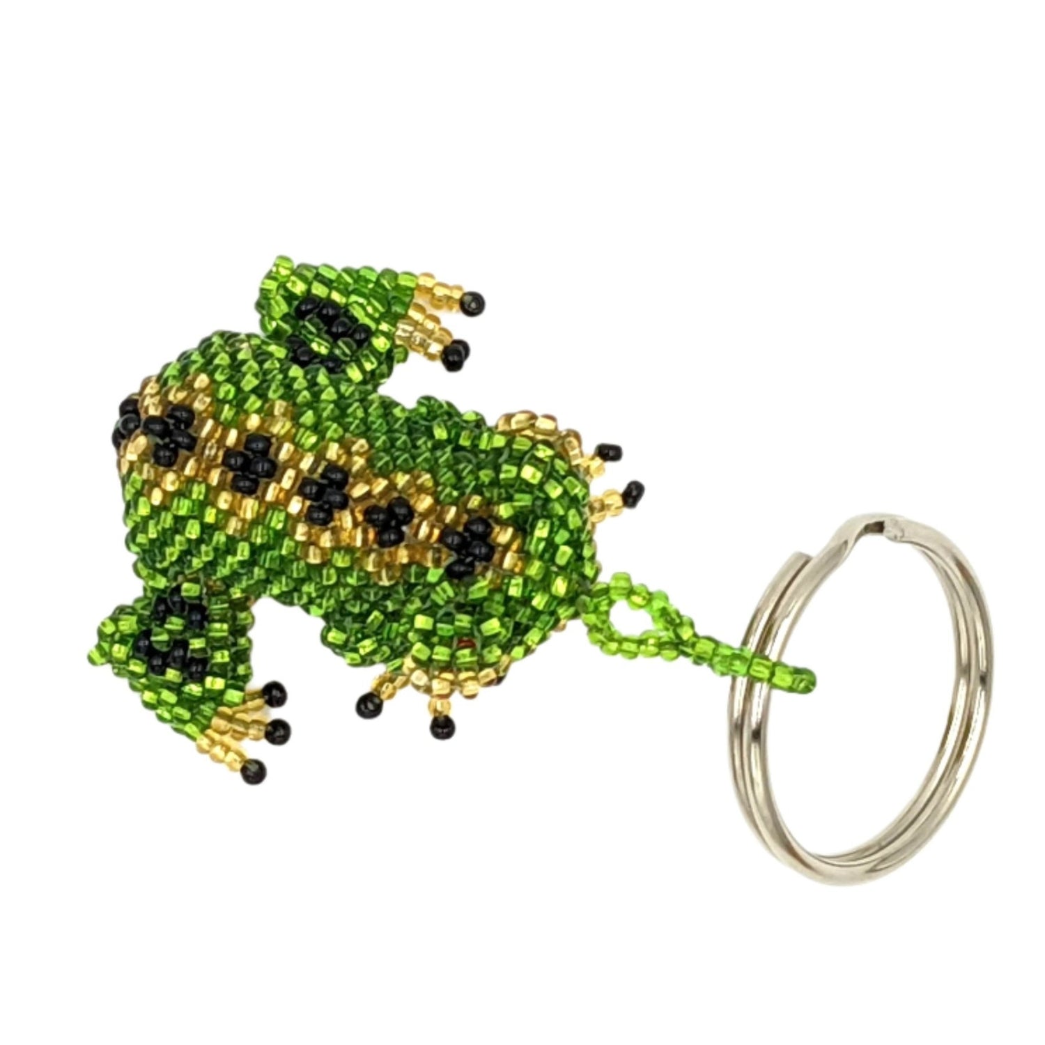 Frog Beaded Key Ring - A Thread of Hope Guatemalan Fair Trade