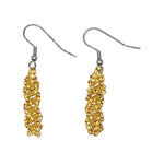 Gold DNA Beaded Earrings - A Thread of Hope Guatemalan Fair Trade