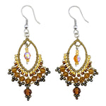 Golds Catarina Beaded Earrings - A Thread of Hope Guatemalan Fair Trade