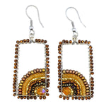 Golds Julieta Beaded Earrings - A Thread of Hope Guatemalan Fair Trade
