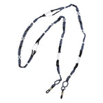 Gray, Black and White Beaded Glasses Holder - A Thread of Hope Guatemalan Fair Trade