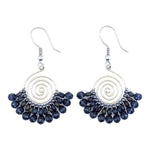 Grays and Black Lucia Beaded Earrings - A Thread of Hope Guatemalan Fair Trade