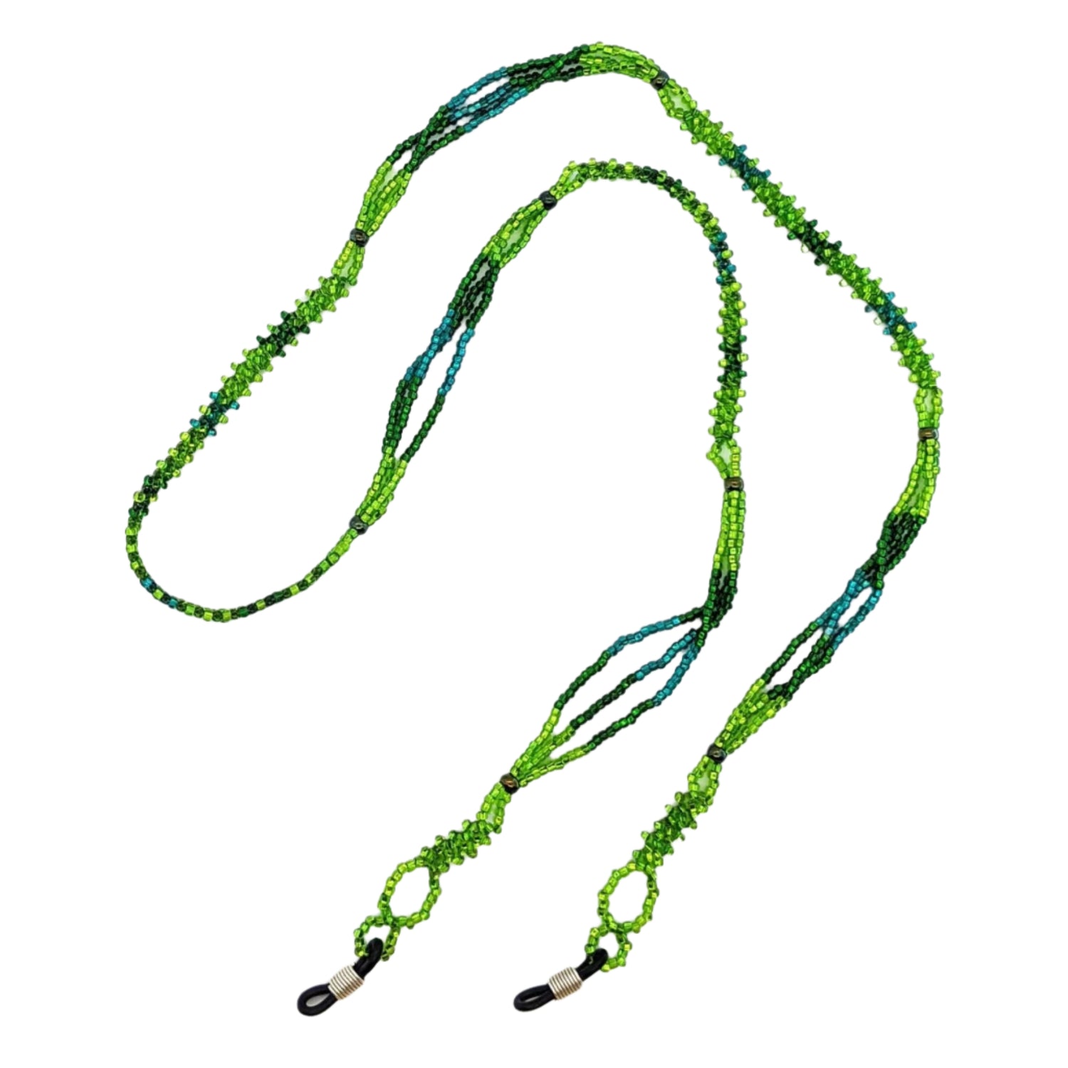 Greens Beaded Glasses Holder - A Thread of Hope Guatemalan Fair Trade
