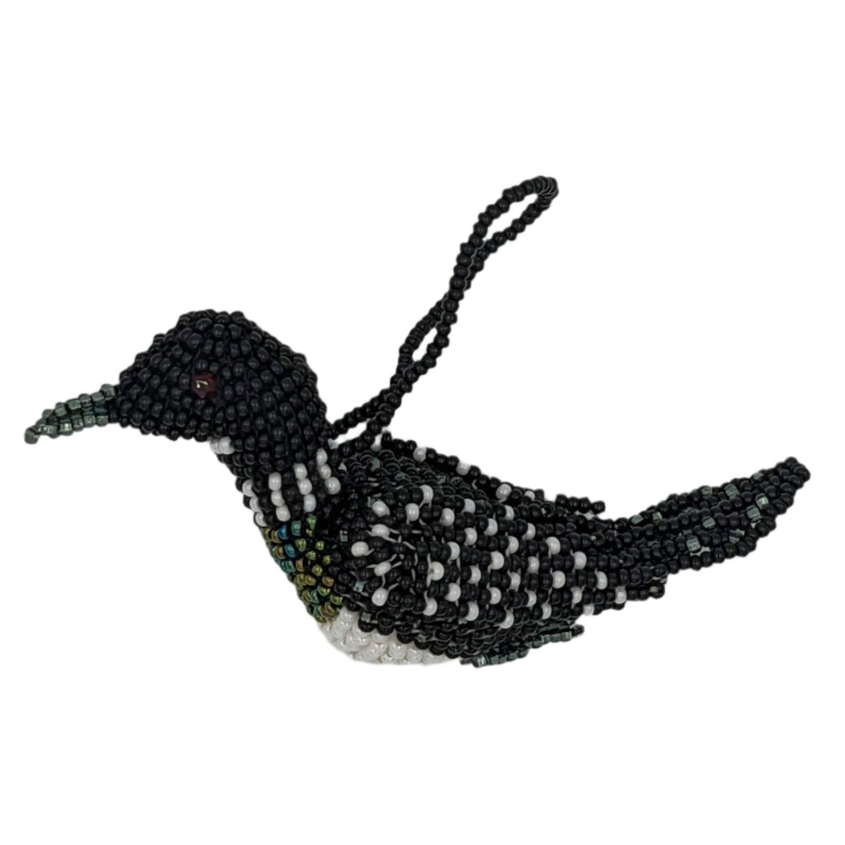 Loon Beaded Ornament - A Thread of Hope Guatemalan Fair Trade