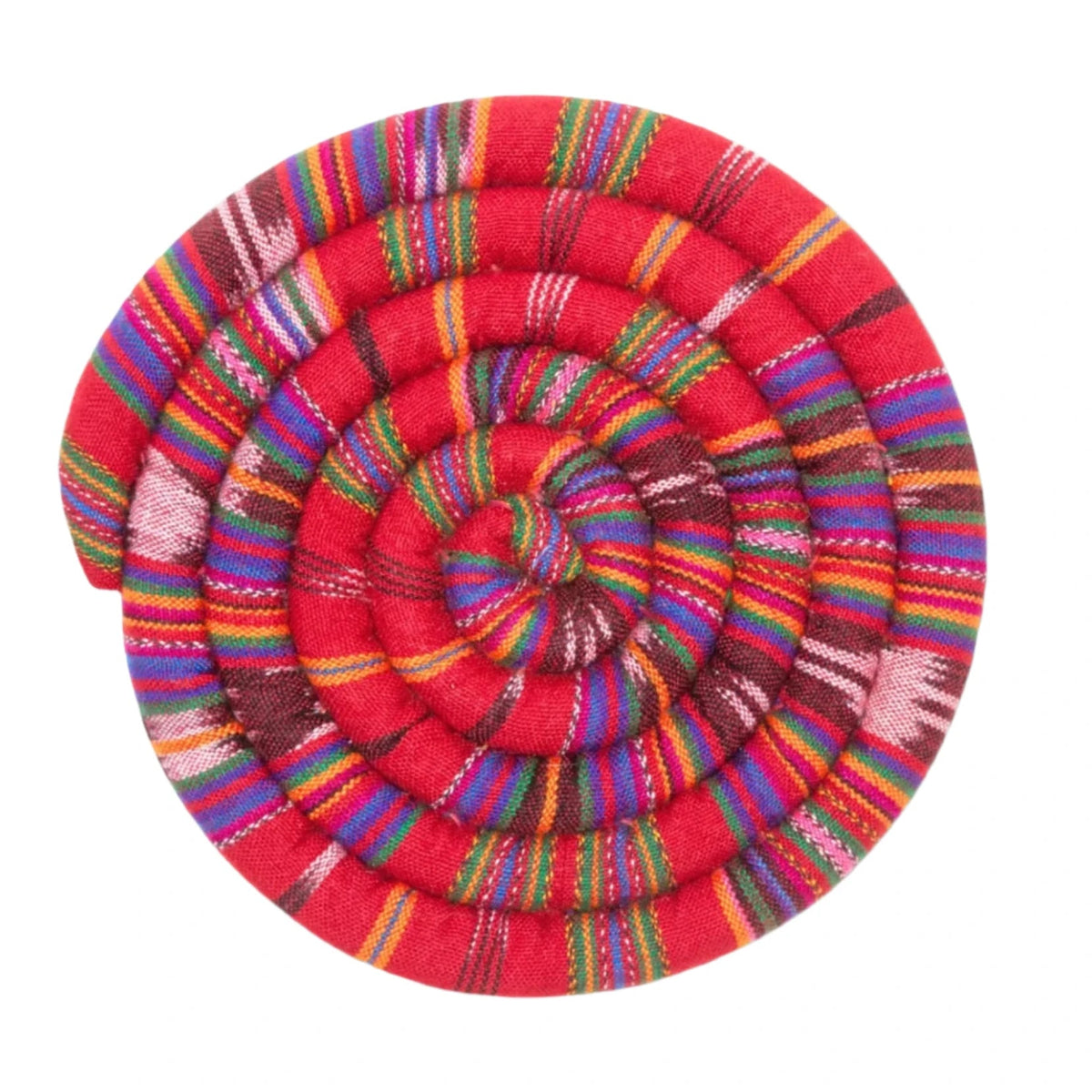 Microwavable Spiral Spiced Trivet - Large - A Variety of Colors - A Thread of Hope Guatemalan Fair Trade