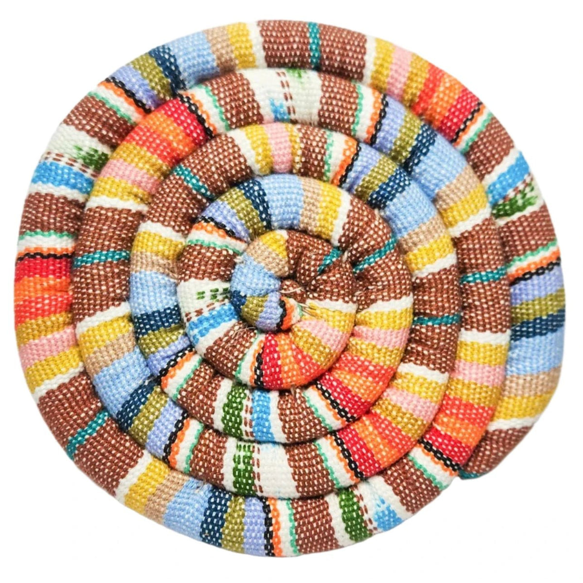 Microwavable Spiral Spiced Trivet - Medium - A Variety of Colors - A Thread of Hope Guatemalan Fair Trade