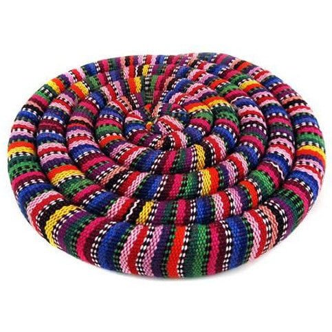 Microwavable Spiral Spiced Trivet - Small - A Variety of Colors - A Thread of Hope Guatemalan Fair Trade