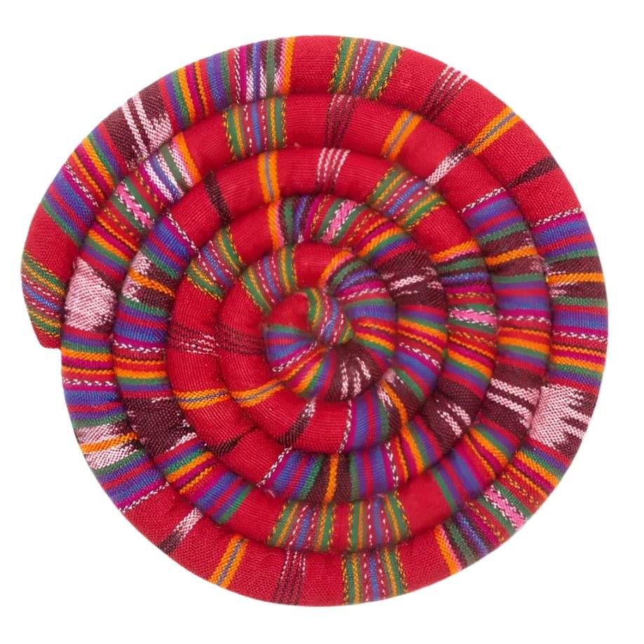 Microwavable Spiral Spiced Trivet - Small - A Variety of Colors - A Thread of Hope Guatemalan Fair Trade