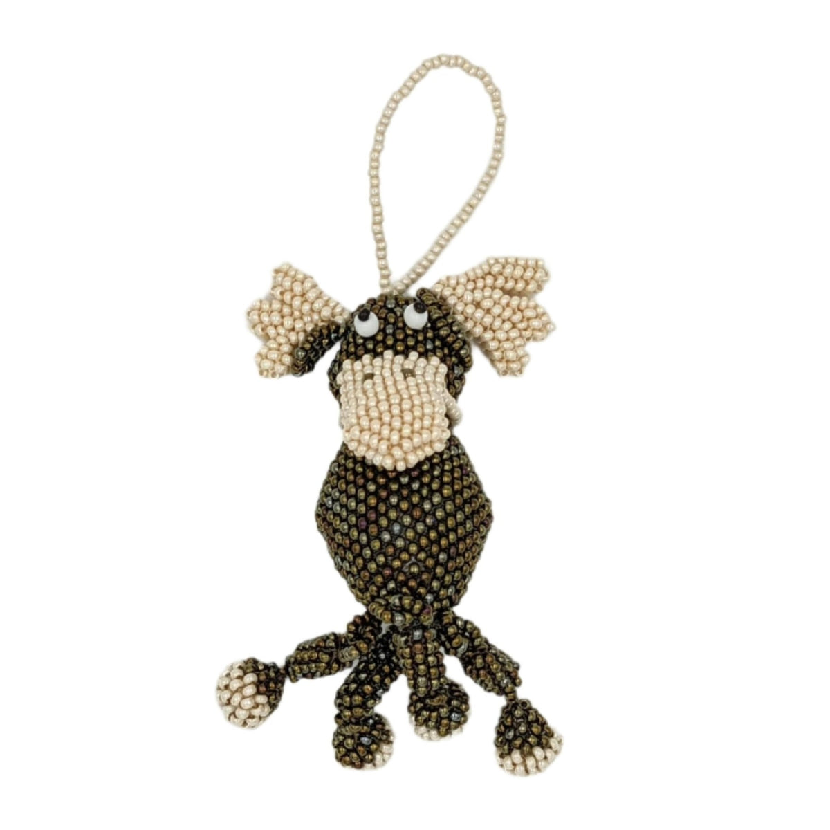 Moose Beaded Ornament - A Thread of Hope Guatemalan Fair Trade