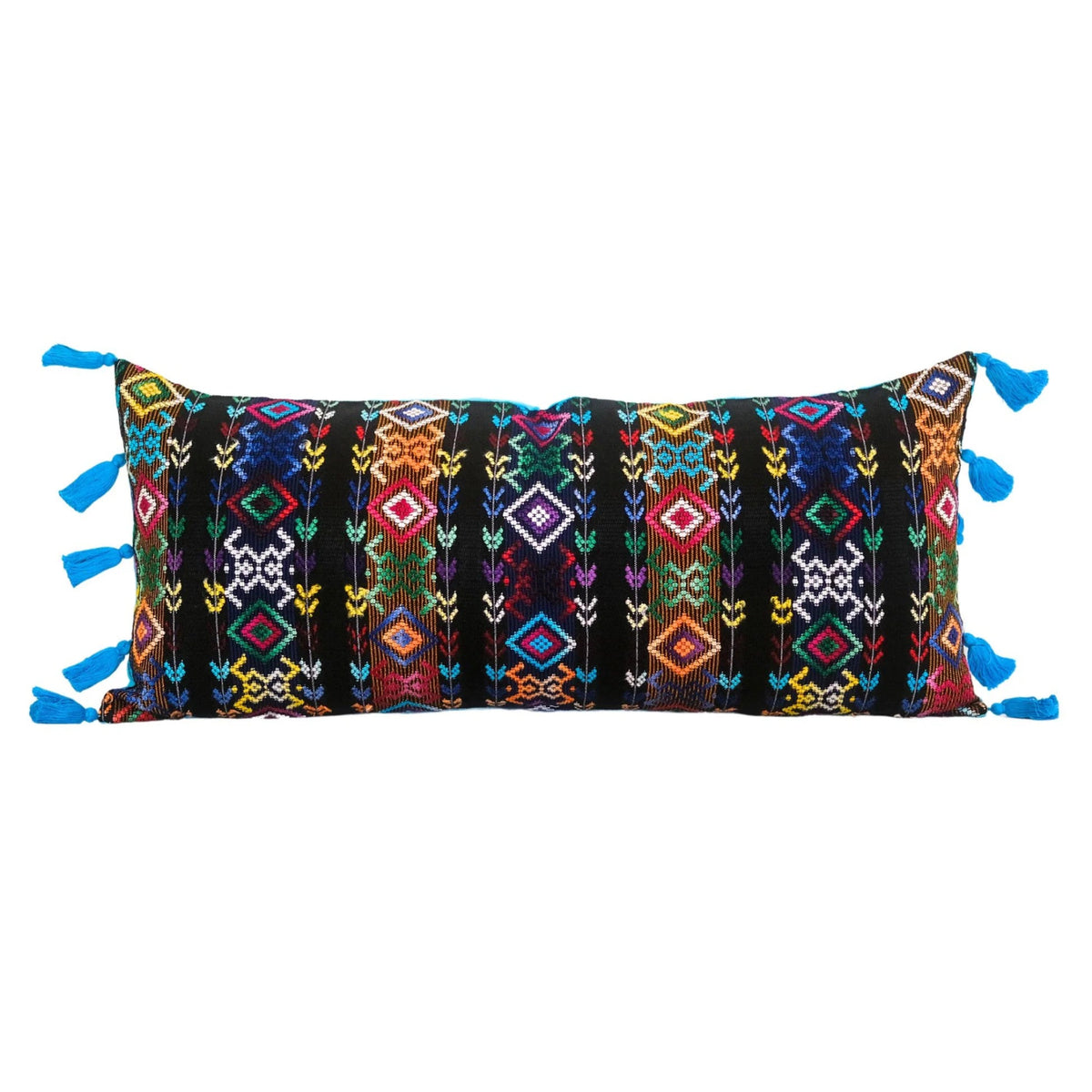 Oversized Guatemalan Lumbar Pillow - A Thread of Hope Guatemalan Fair Trade