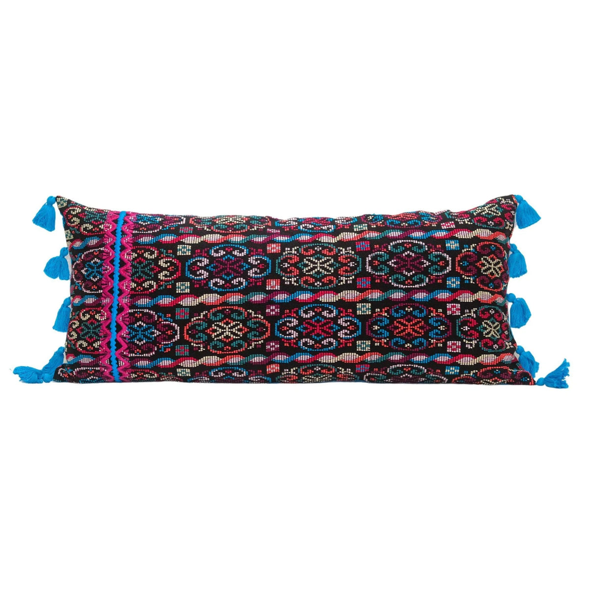 Oversized Guatemalan Lumbar Pillow - A Thread of Hope Guatemalan Fair Trade