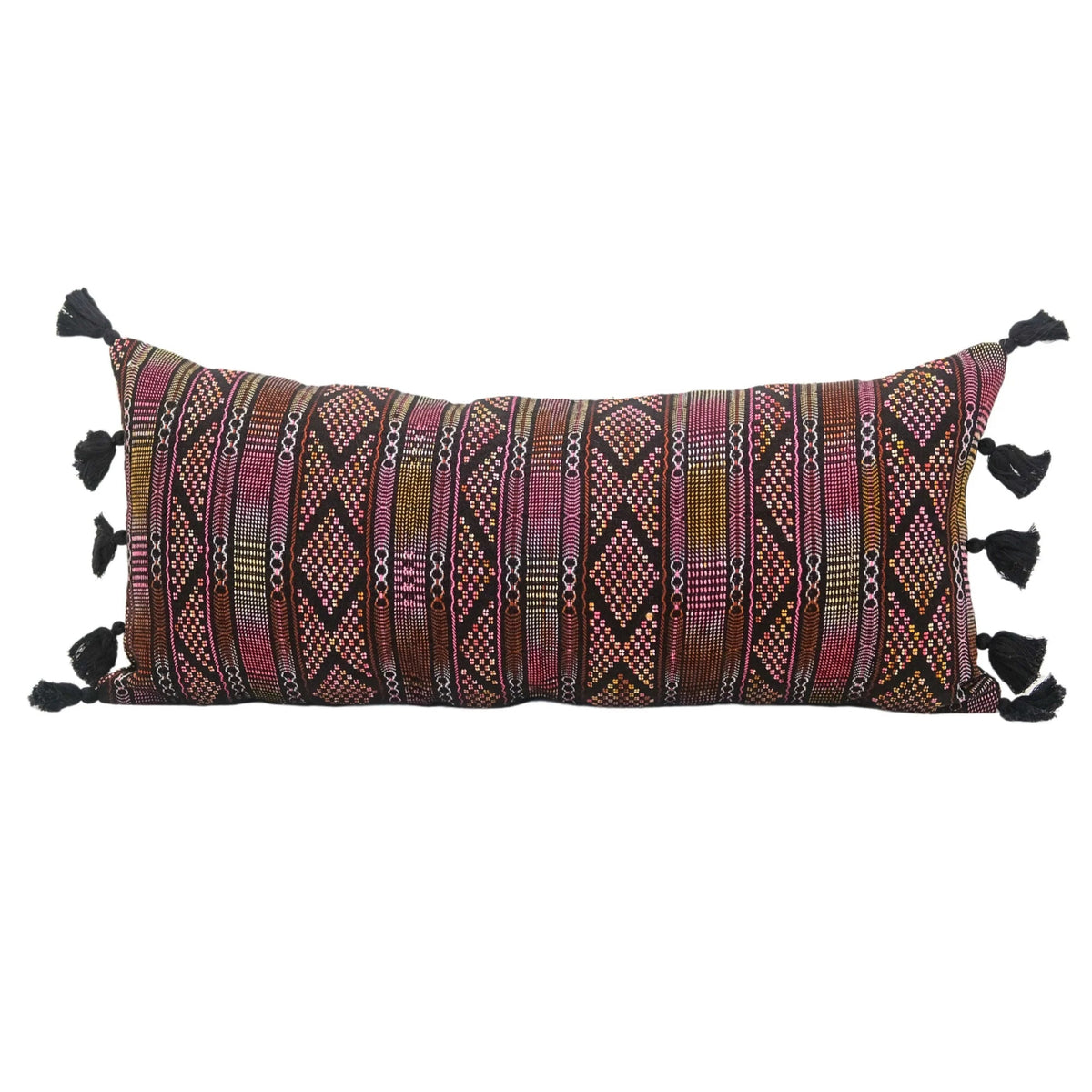 Oversized Guatemalan Lumbar Pillow - A Thread of Hope Guatemalan Fair Trade