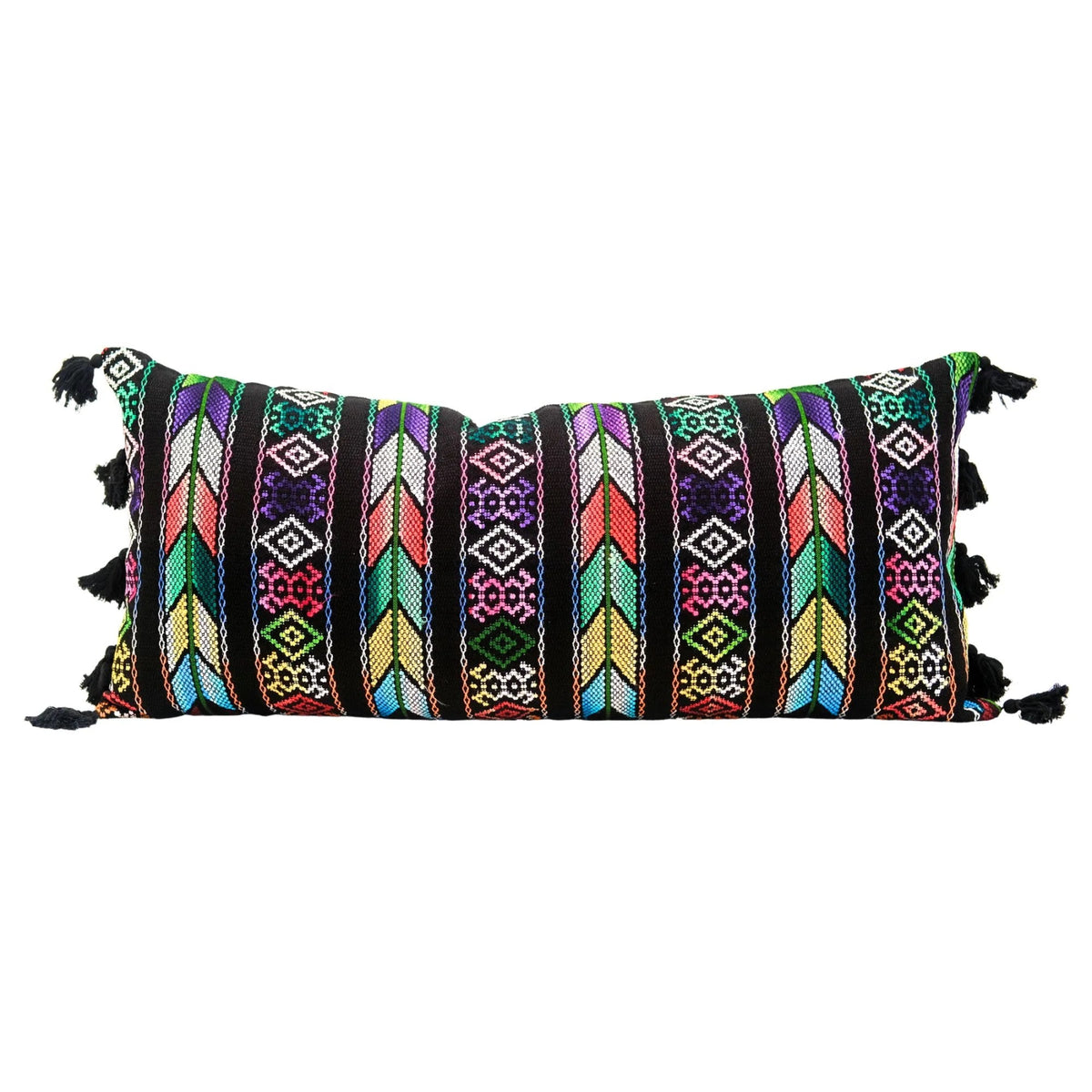 Oversized Guatemalan Lumbar Pillow - A Thread of Hope Guatemalan Fair Trade