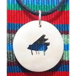 Piano Coco Spirit Hand - Carved Coconut Shell Necklace - A Thread of Hope Guatemalan Fair Trade