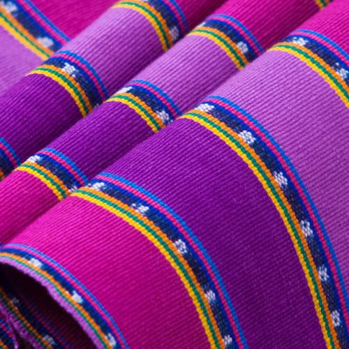 Purple Zunil Table Runner - A Thread of Hope Guatemalan Fair Trade