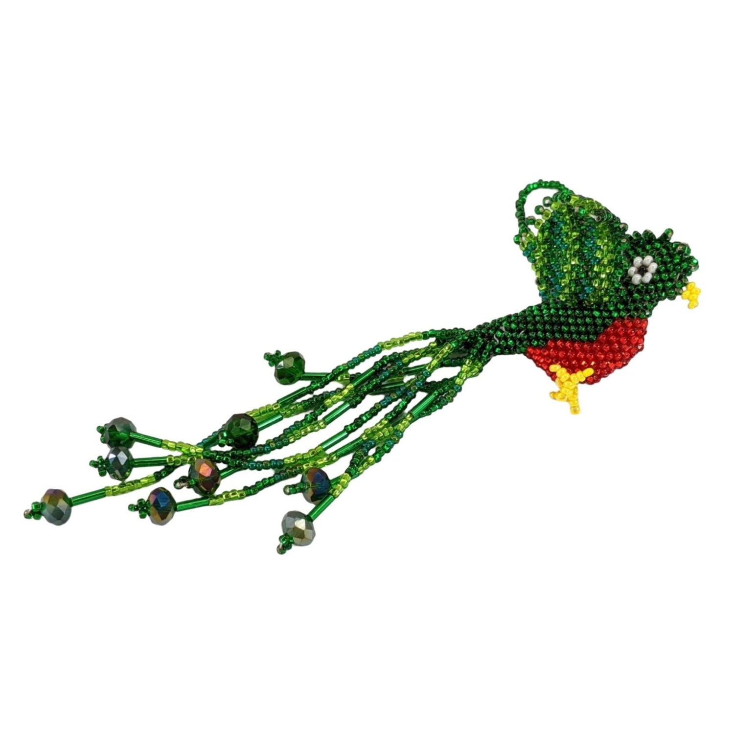Quetzal Beaded Ornament