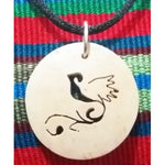 Quetzal Coco Spirit Hand - Carved Coconut Shell Necklace - A Thread of Hope Guatemalan Fair Trade