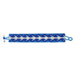 Red, Blue and Silver White Hearts Beaded Bracelet - A Thread of Hope Guatemalan Fair Trade