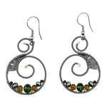 Sophisticated Autumn Celestina Beaded Earrings - A Thread of Hope Guatemalan Fair Trade