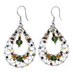 Sophisticated Autumn Esperanza Dreamcatcher Beaded Earrings - A Thread of Hope Guatemalan Fair Trade