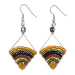 Sophisticated Autumn Miranda Beaded Earrings - A Thread of Hope Guatemalan Fair Trade