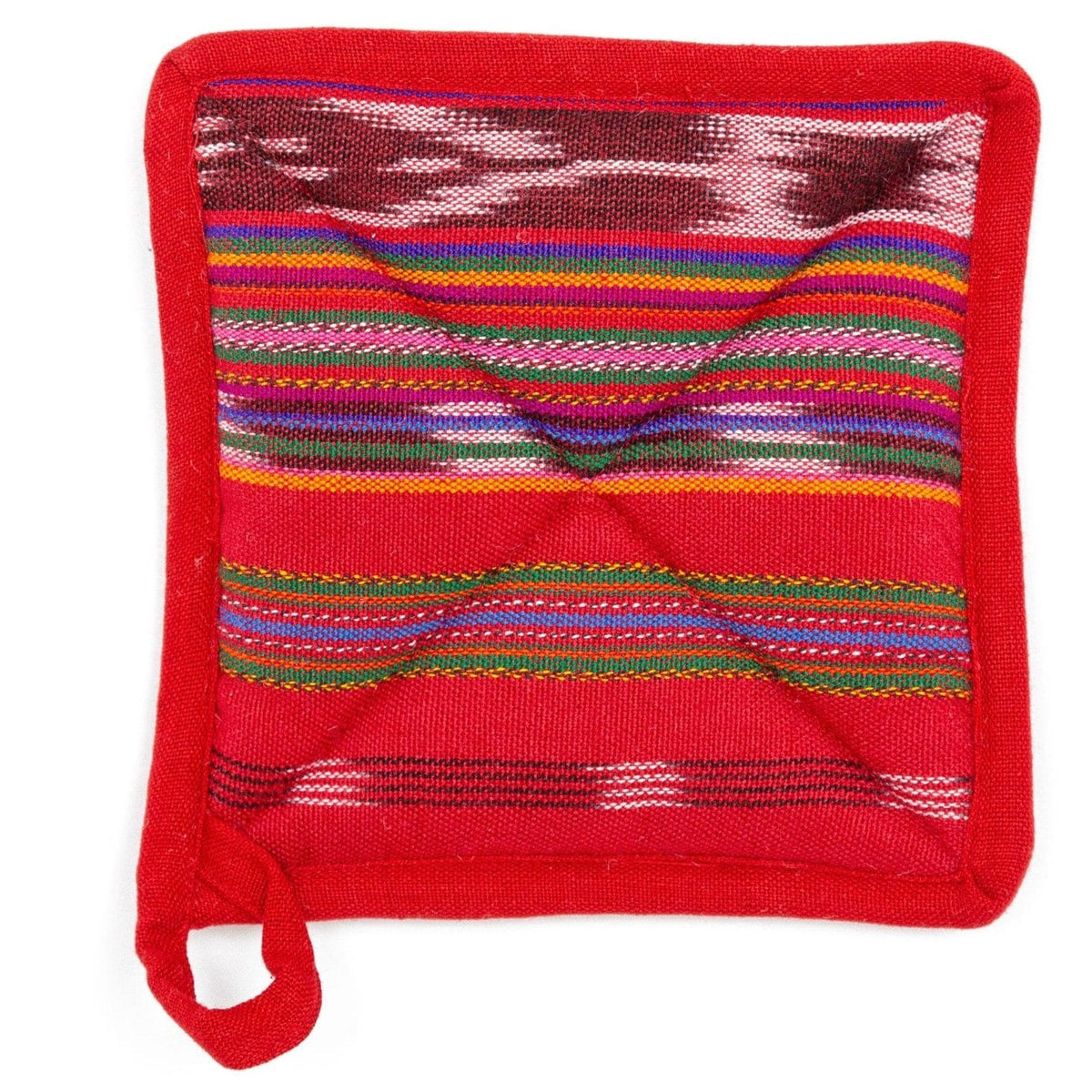 Square Pot Holder - A Variety of Colors - A Thread of Hope Guatemalan Fair Trade