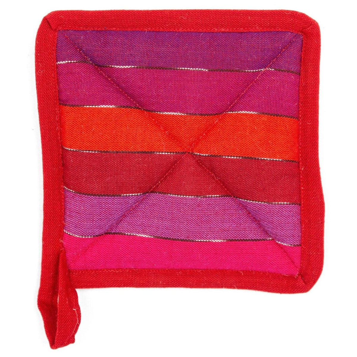 Square Pot Holder - A Variety of Colors - A Thread of Hope Guatemalan Fair Trade