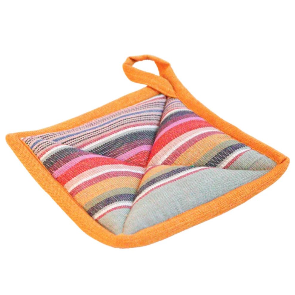 Square Pot Holder - A Variety of Colors - A Thread of Hope Guatemalan Fair Trade