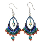 Sunrise Catarina Beaded Earrings - A Thread of Hope Guatemalan Fair Trade
