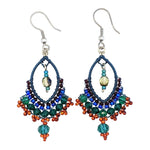 Sunrise Catarina Beaded Earrings - A Thread of Hope Guatemalan Fair Trade