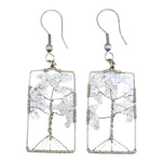 Whites Stella Beaded Earrings - A Thread of Hope Guatemalan Fair Trade