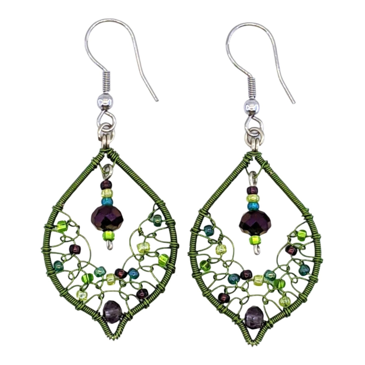 Wine Country Arabian Nights Earrings - A Thread of Hope Guatemalan Fair Trade