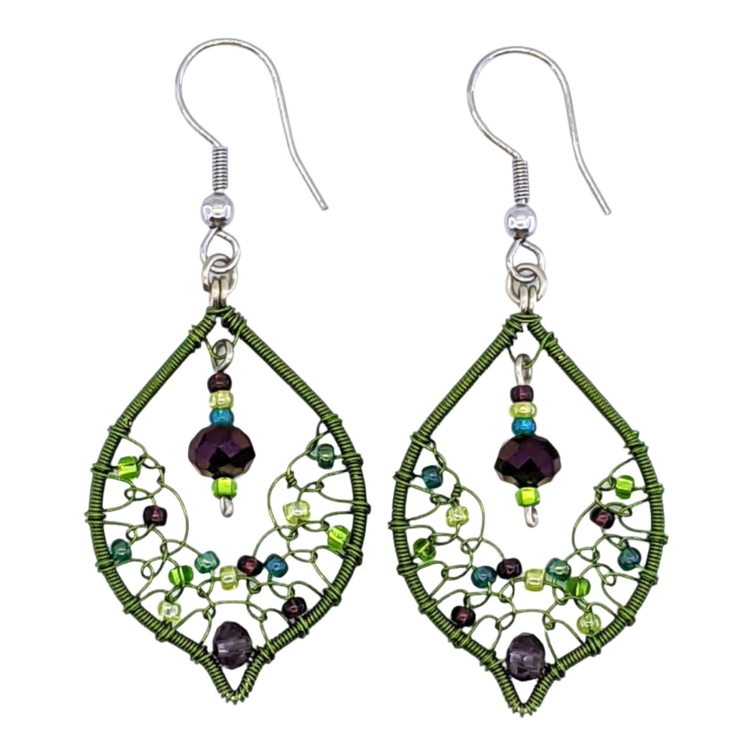 Wine Country Arabian Nights Earrings - A Thread of Hope Guatemalan Fair Trade