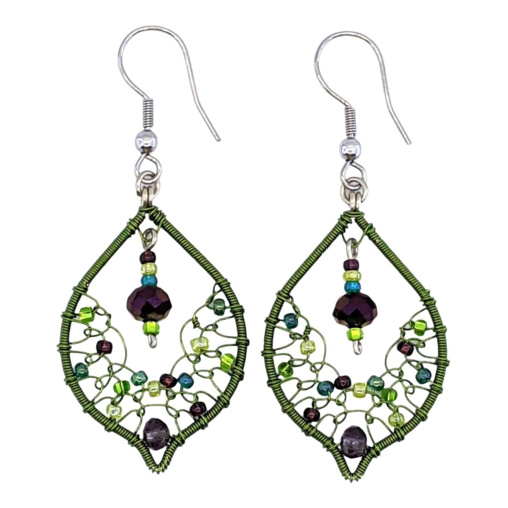 Wine Country Arabian Nights Earrings - A Thread of Hope Guatemalan Fair Trade