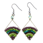 Wine Country Miranda Beaded Earrings - A Thread of Hope Guatemalan Fair Trade