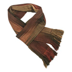 Autumn Lightweight Bamboo Handwoven Scarf 8 x 68 - A Thread of Hope Guatemalan Fair Trade