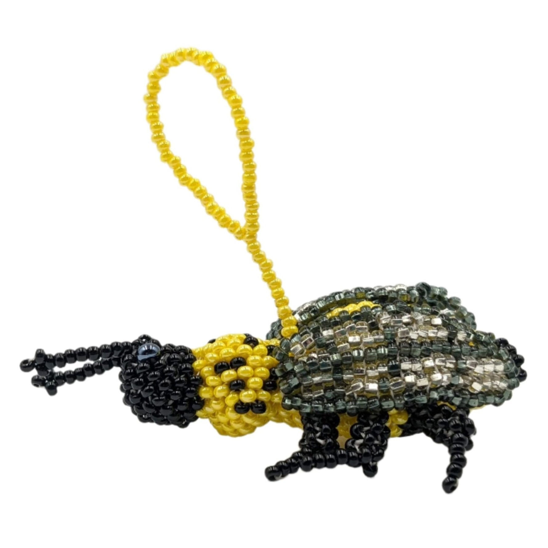 Bee Beaded Ornament - A Thread of Hope Guatemalan Fair Trade