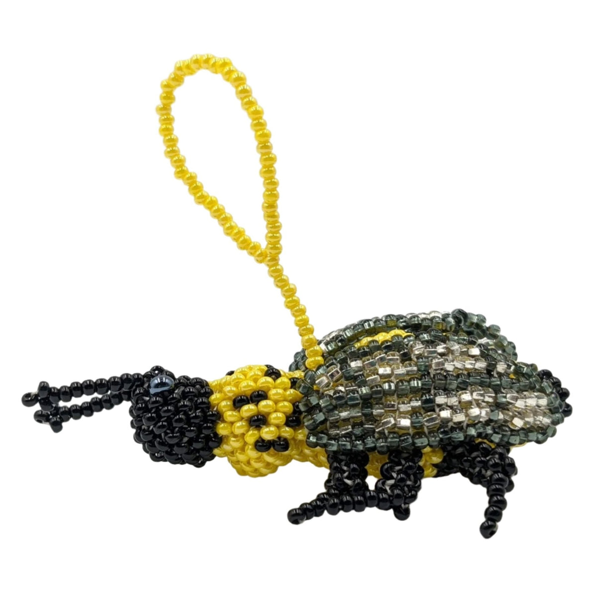 Bee Beaded Ornament - A Thread of Hope Guatemalan Fair Trade