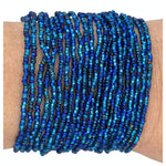 Blues 24 - Strand Beaded Bracelet - A Thread of Hope Guatemalan Fair Trade